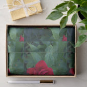 Rode Roos Van dichtbij Tissuepapier (Geschenk)