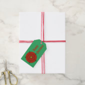 Rode Roos van Lancaster Gift Labels Cadeaulabel (Met Touw)