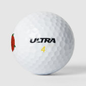 Rode Roos van Lancaster Golfballen (Logo)