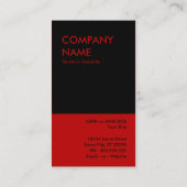 rode roos visitekaartje (Achterkant)