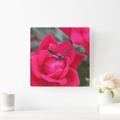 RODE ROOS WANDKLOK (Huis)