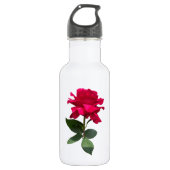 Rode roos waterfles (Voorkant)