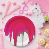 Rode Roos Witte Lucht Papieren Bordjes (Feest)