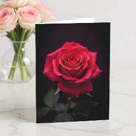 Rode Roos, Word Je Mijn Valentijn? Kaart