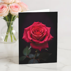 Rode Roos, Word Je Mijn Valentijn? Kaart