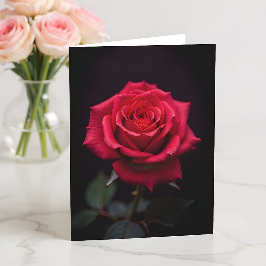 Rode Roos, Word Je Mijn Valentijn? Kaart