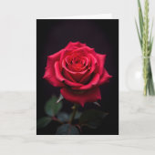 Rode Roos, Word Je Mijn Valentijn? Kaart (Voorkant)
