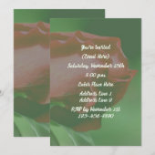 Rode Roosknop Bloemenfeest Kaart (Voorkant / Achterkant)