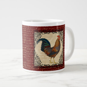 Rode Rooster  Grote Koffiekop