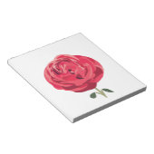 Rode Rose Bloem Bloemen Rode Rood Rose Notitieblok (Schuin)