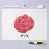 Rode Rose Bloem Bloemen Rode Rood Rose Tissuepapier (Craft)