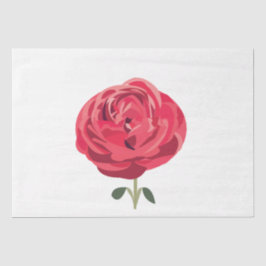 Rode Rose Bloem Bloemen Rode Rood Rose Tissuepapier