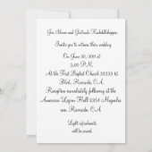 Rode Rose Wedding Uitnodiging (Achterkant)