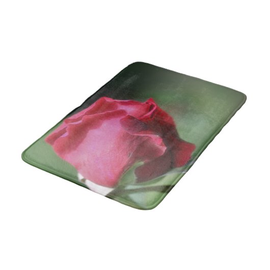 Rode rosebud-buisventilator badmat (Gekanteld)