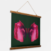 Rode Rosebuds Abstract Hangend Wandkleed (Gebogen)