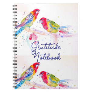 Rode Rosella Papegaai Papegaaien Vogels Dankbaarhe Notitieboek