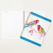 Rode Rosella Parrot Aquarel Schildercomputer Planner (Display)