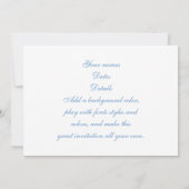 Rode Rots Hart op het Zandstrand Kaart (Achterkant)