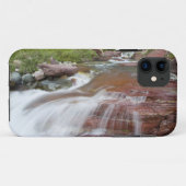 Rode rots in Baring Creek in Glacier National Case-Mate iPhone Case (Achterkant (horizontaal))