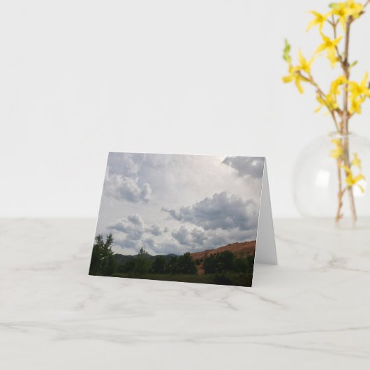 Rode Rots Kaart (Gele Bloem)