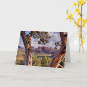 Rode Rots | Sedona Arizona Kaart (Gele Bloem)