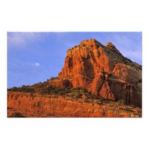 Rode rotsen bij Sterling Canyon in Sedona Arizona Foto Afdruk