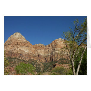 Rode rotsen bij Zion National Park-fotografie