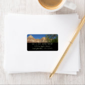 Rode rotsen bij Zion National Park-fotografie Etiket (Insitu)