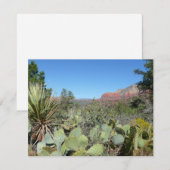 Rode rotsen en cactussen I (Voorkant / Achterkant)