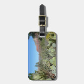 Rode rotsen en cactussen I Bagagelabel (Voorkant verticaal)