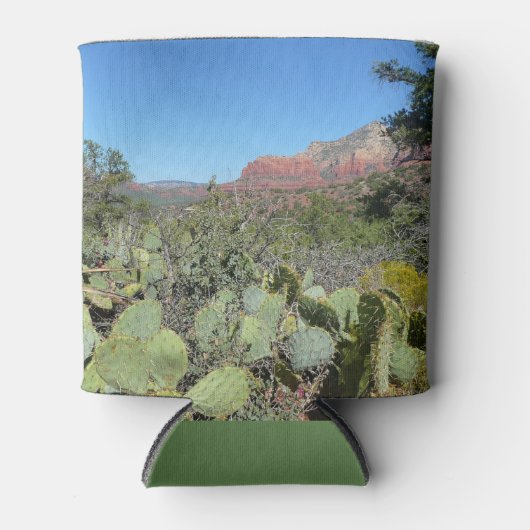 Rode rotsen en cactussen I Blikjeskoeler (Voorkant)
