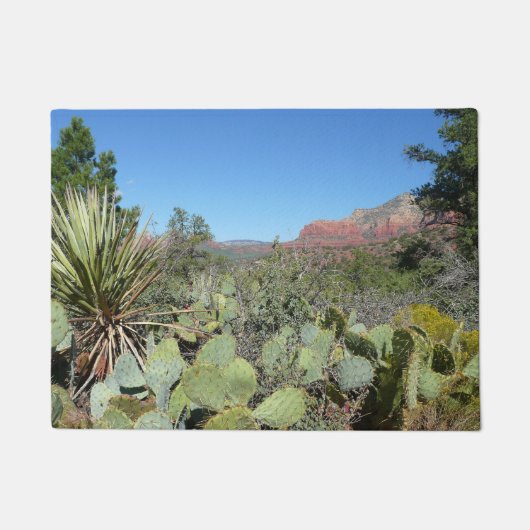 Rode Rotsen en Cactussen I Deurmat (Voorkant)