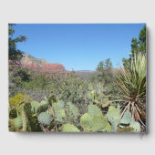 Rode rotsen en cactussen I Gastenboek (Achterkant)