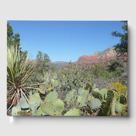 Rode rotsen en cactussen I Gastenboek (Voorkant)