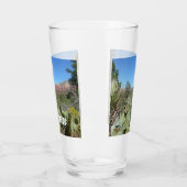 Rode rotsen en cactussen I Glas (Links)