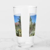 Rode rotsen en cactussen I Glas (Rechts)