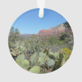 Rode rotsen en cactussen I Ornament (achterkant)