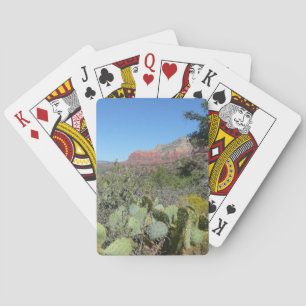 Rode rotsen en cactussen I Pokerkaarten