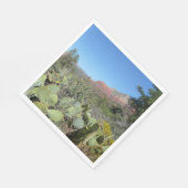 Rode rotsen en cactussen I Servetten (Hoek)