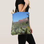 Rode Rotsen en Cactussen I Tote Bag (Dichtbij)