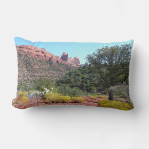 Rode rotsen en cactussen II in Sedona Arizona Kussen