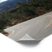 Rode rotsen en de Rocky Mountains Poster (Hoek)