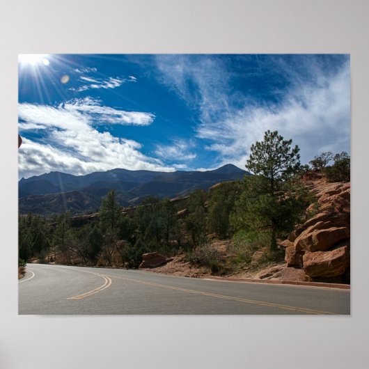 Rode rotsen en de Rocky Mountains Poster (Voorkant)