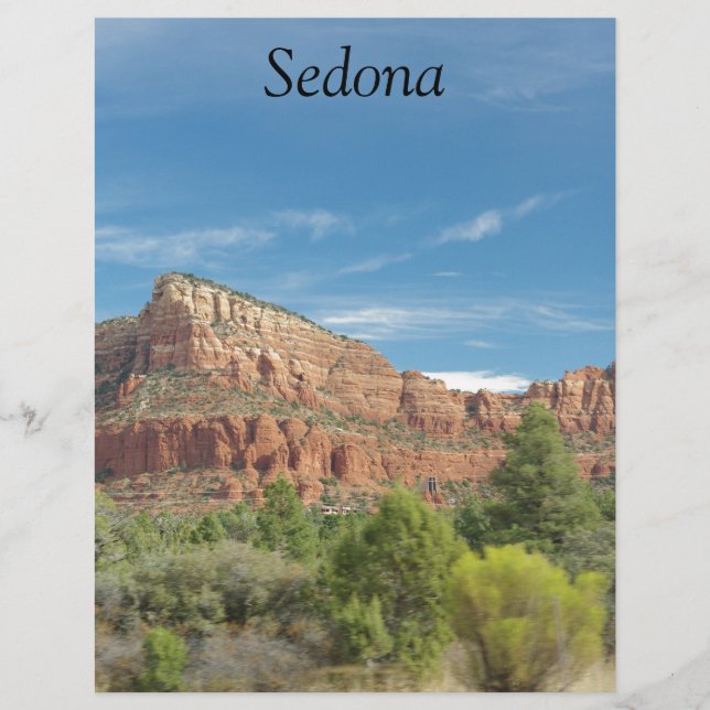 Rode rotsen in Sedona (Voorkant)