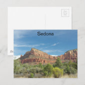 Rode rotsen in Sedona Briefkaart (Voorkant / Achterkant)