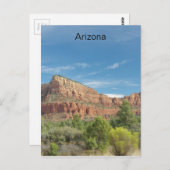 Rode rotsen in Sedona Briefkaart (Voorkant / Achterkant)