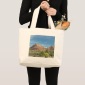 Rode rotsen in Sedona Grote Tote Bag (Voorkant (product))