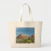 Rode rotsen in Sedona Grote Tote Bag (Voorkant)