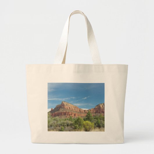 Rode rotsen in Sedona Grote Tote Bag (Voorkant)