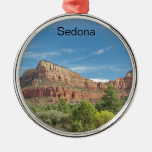 Rode rotsen in Sedona Metalen Ornament
